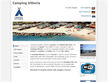 Tablet Screenshot of campingvittoria.com